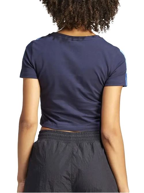 Essentials 3-Stripes Tee - T-Shirt donna - blu ADIDAS | IM8323.